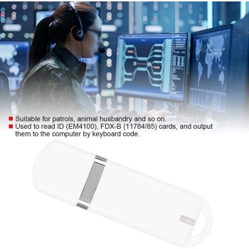 Mini czytnik kart identyfikacyjnych RFID 125 kHz USB [22050000521]